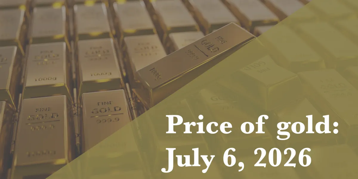 Gold bars stacked beside a rising price chart illustrating the early July bullion rally. Photo: Fortune