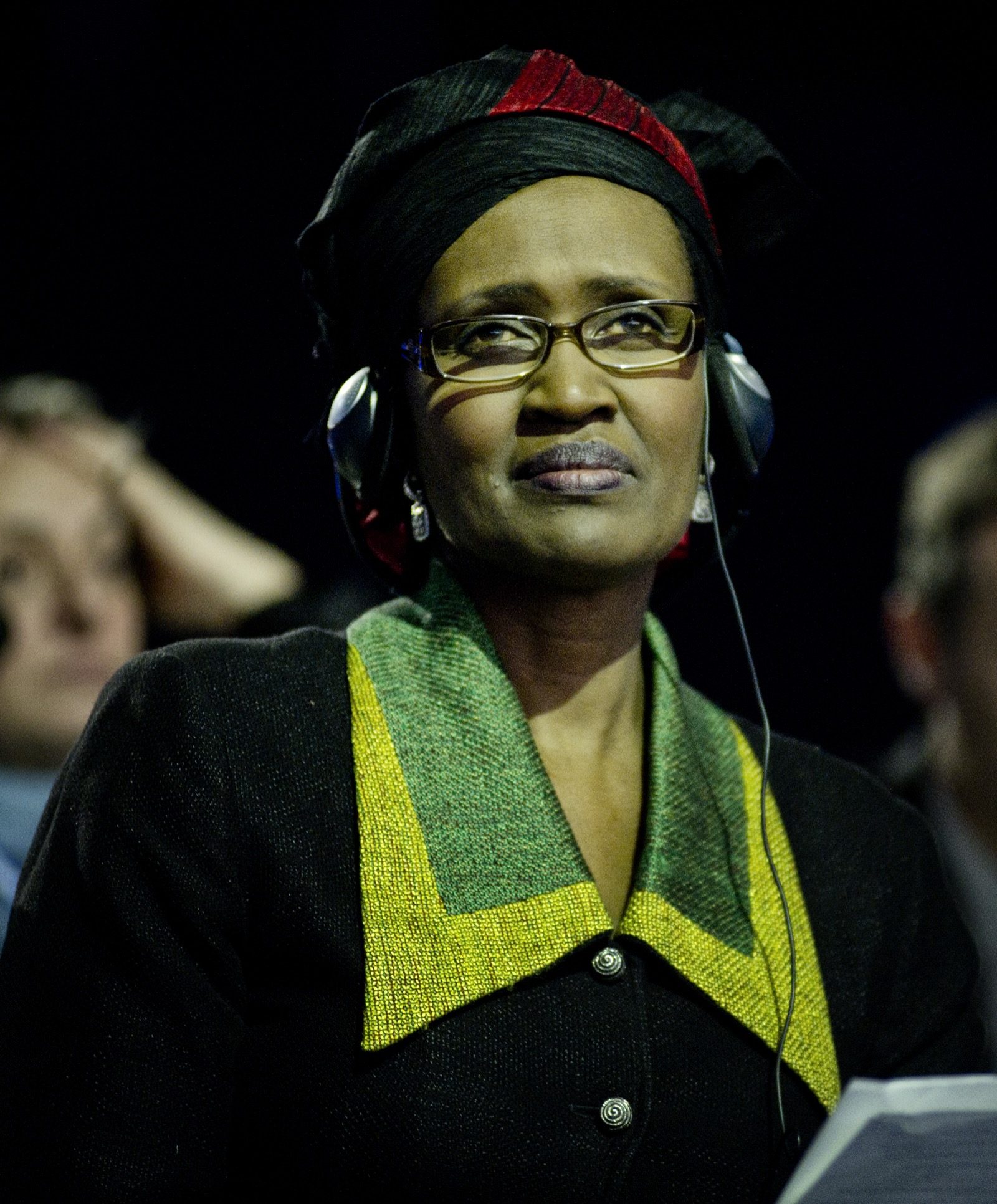 Winnie Byanyima, executive director of UNAIDS, photographed at an international conference. Photo: COP PARIS / Wikimedia Commons, CC0