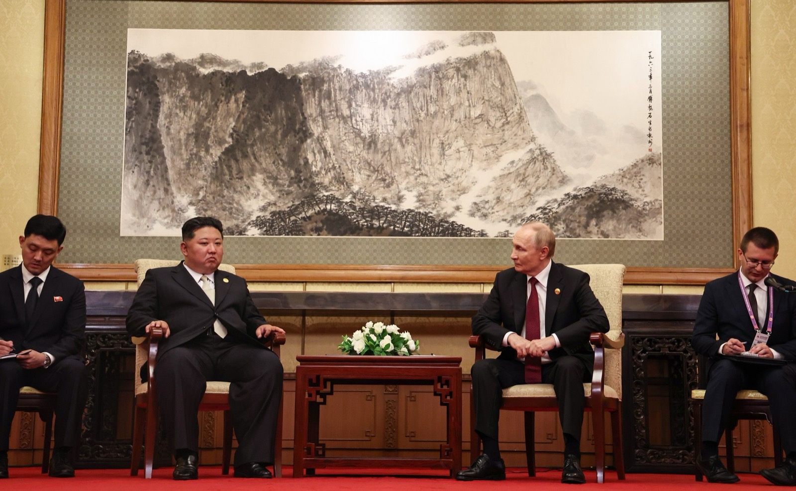 Vladimir Putin meets Kim Jong-un during 2025 talks in Beijing, where the two leaders deepened military cooperation. Photo: President of Russia press service / Wikimedia Commons, CC BY 4.0
