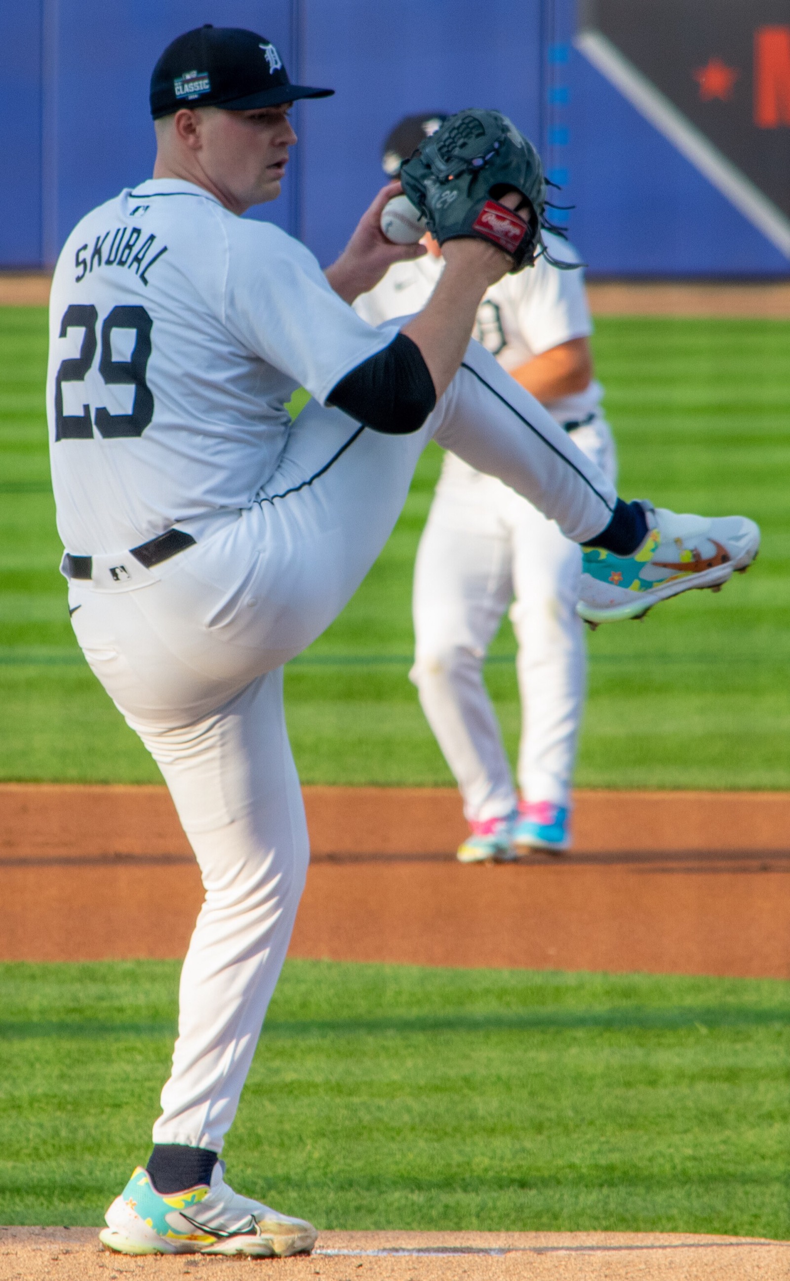 Detroit Tigers pitcher Tarik Skubal delivering a pitch during a Major League Baseball game. Photo: Jeffrey Hyde / Wikimedia Commons, CC BY-SA 2.0
